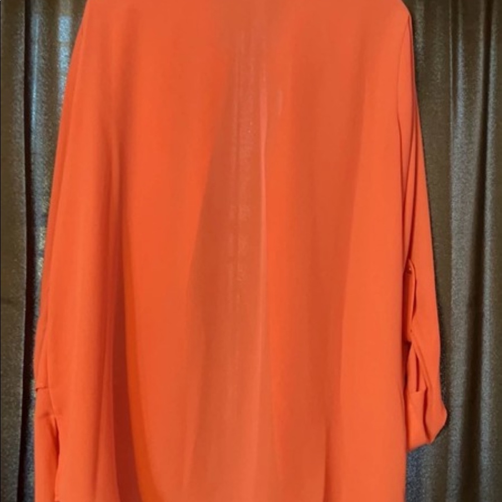 Coral Long Sleeve Blouse